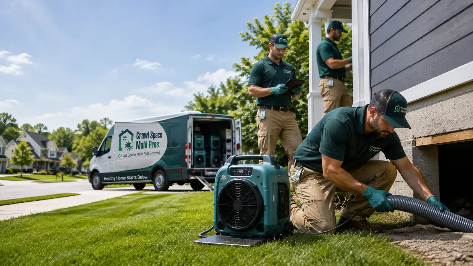 Crawl Space Mold Removal in Mcnabb, IL